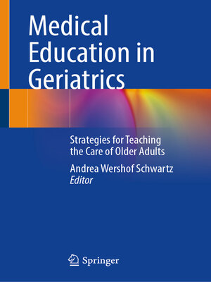 cover image of Medical Education in Geriatrics